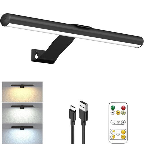 Led spiegellampe kabellos 32cm - led,