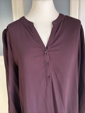 SOYACONCEPT Tunikakleid Blusenkleid Damen Gr.L Bordeauxrot Casual-Look