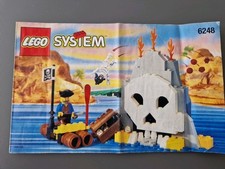 Lego Bauanleitung 6248 System Pirates Totenkopf Vulcan / Volcano Island