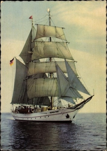 Segelschulschiff wilhelm - ak,