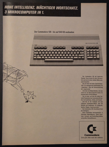 Commodore 128 pc computer - 15.,