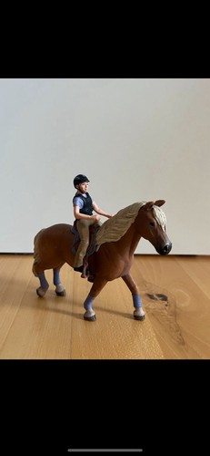 Schleich set mit reiterin - set,