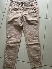 Cargohose Cambio mit Lochstickerei Rose Nude 36