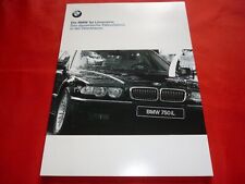 BMW 7er E38 Limousine 728i 735i 740i 750i 730d 740d Prospekt Brochure von 1999