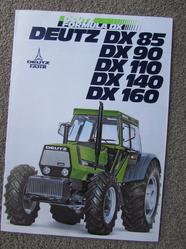 Deutz fahr traktor prospekt - traktor,