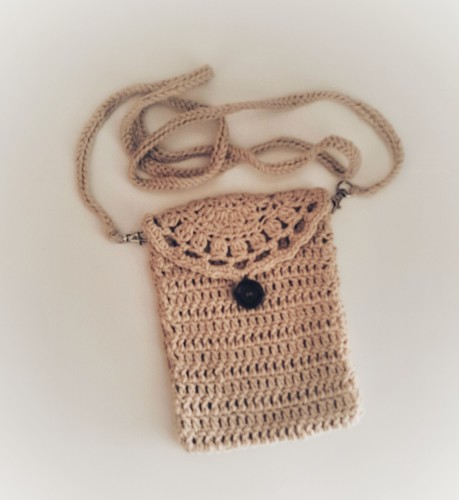 Gehäkelte tasche mit - tasche,