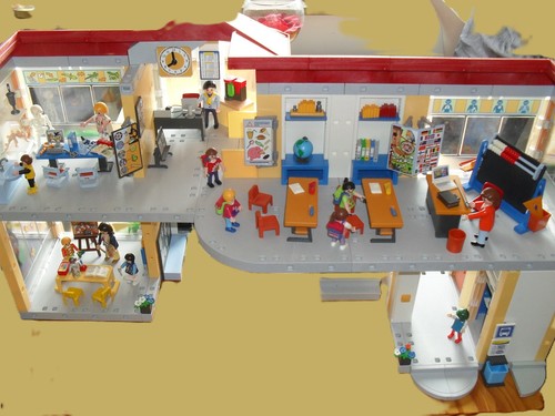 Playmobil 4324 große schule - große,