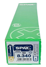 SPAX Holzschraube Senkkopf Teilgewinde Stahl 8 x 340 mm 50 Stück T40 WIROX