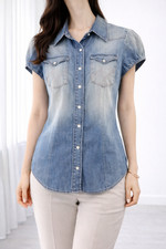 Jeanshemd 40 de L Nolita Blau