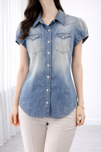 Jeanshemd nolita blau - l,