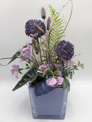 Sommergesteck allium blüten - allium,
