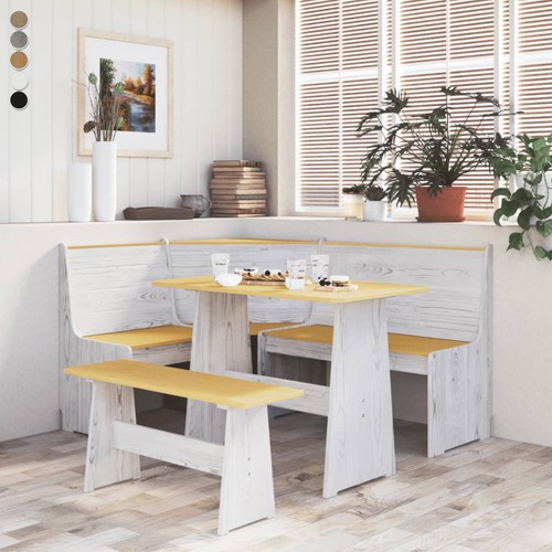 Eckbank massivholz kiefer - massivholz,