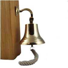 ⭐⭐ ⭐⭐⭐ Schiffsglocke Wandglocke Messing Tür Glocke Maritim ⌀ 12 cm (Medium)