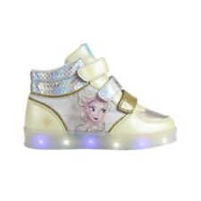 Disney Frozen Elsa Schuhe  Leuchtschuhe Blinkschuhe LED gold silber Glitzer
