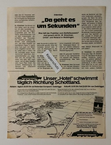 Werbeanzeige advertisement - werbeanzeige/advertisement, a4