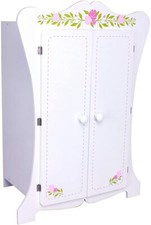 Kinderschrank #355 Kleiderschrank 70cm hoch Wandschrank weiß 2 Türen