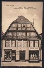 Ansichtskarte Lemgo, Haus mit