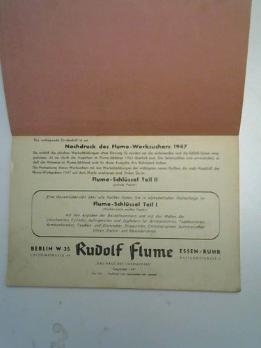 Der flume werk sucher - der,