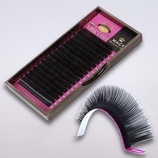 Wimpernverlängerung Einzelwimpern Mink Lashes Nerzwimpern Macy B C D 16 Reihen