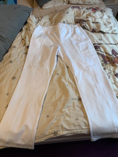 Leggings TAVIRA aus blickdichtem Interlock Jersey von 7 Days in weiß Größe XXL