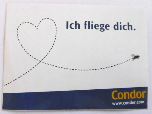 Werbe aufkleber condor ich - werbe-aufkleber,