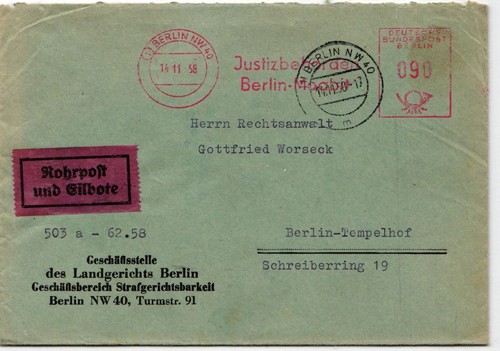 Berlin auf brief freistempler - berlin,