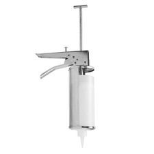 Edelstahl Gewürz Spender Pistole Ketchup Senfsauce Pumpenflasche