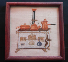 Bild Wandbild STICKBILD - Handarbeit -  20 x 20 cm -TOP