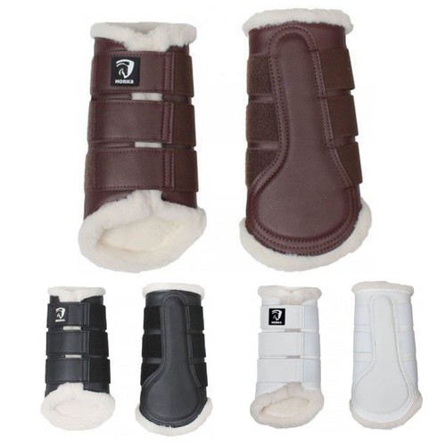 Pferdefell bürstenstiefel pvc - pferdefell,