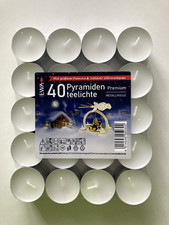 40er Pack Pyramiden Teelichter