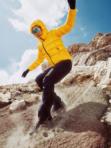 Damen daunenjacke trekking - damen,