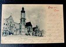 Litho AK 1889 Gruß aus Cham