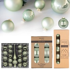 Weihnachtskugeln Mild Sage