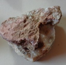 Buntsandstein mit Calcit Natur  (R905) Schau Mal durch !