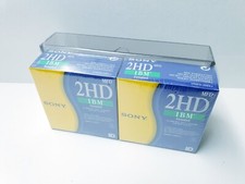 SONY 2HD MFD 3,5" Disketten IBM Formatiert + Diskettenbox verschweißt NEU OVP