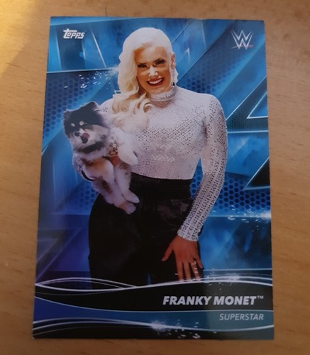 Wwe card franky - monet, topps