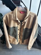 Supreme 2 tone panelled trucker jacket sz. S
