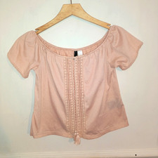 H&M Damen Top Rosa Größe S