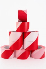 Absperrband 100m Rollen rot