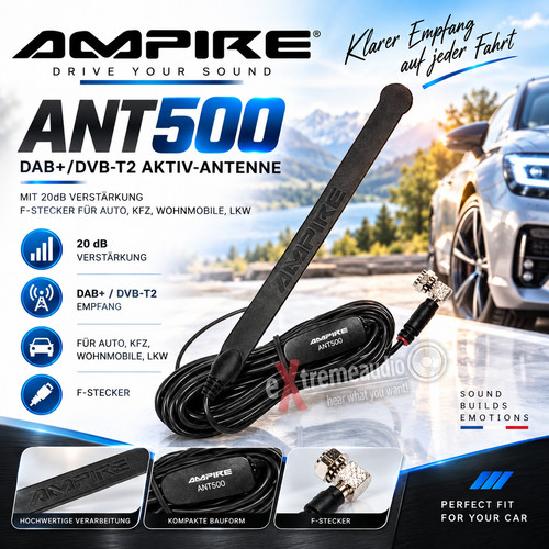 Ampire ant500 dab - ant500, dvb-t2
