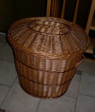 ♥ Spielzeugtruhe Wäschekorb Wäschetruhe Korb geflochten groß ♥ Weidenkorb