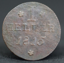 1815 1 Heller Free Kaiserstadt