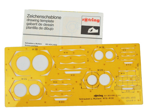Zeichenschablone rotring - zeichenschablone,
