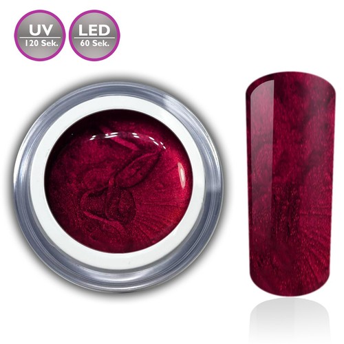 Farbgel metallic rouge rot led - metallic,