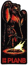 Plan skateboard sticker - skateboard, rot