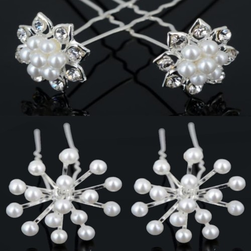 Strass perlen haarnadeln - perlen,