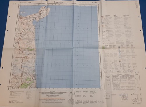 Topographische karte l1732 - l1732, bw