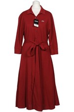 Lacoste Kleid Damen Dress Damenkleid Gr. EU 32 (FR 34) Baumwolle Rot #jhh6yhd