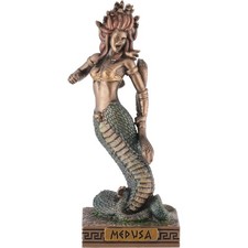 Miniatur bronzierte Medusa