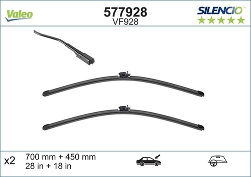 Valeo 577928 wischerblatt - 577928,